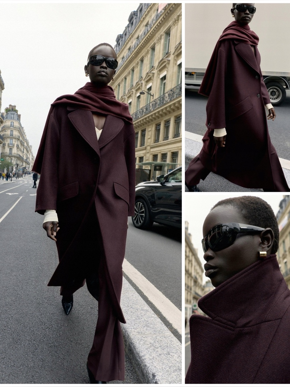 ZARA ~ Wool Oversized Coat